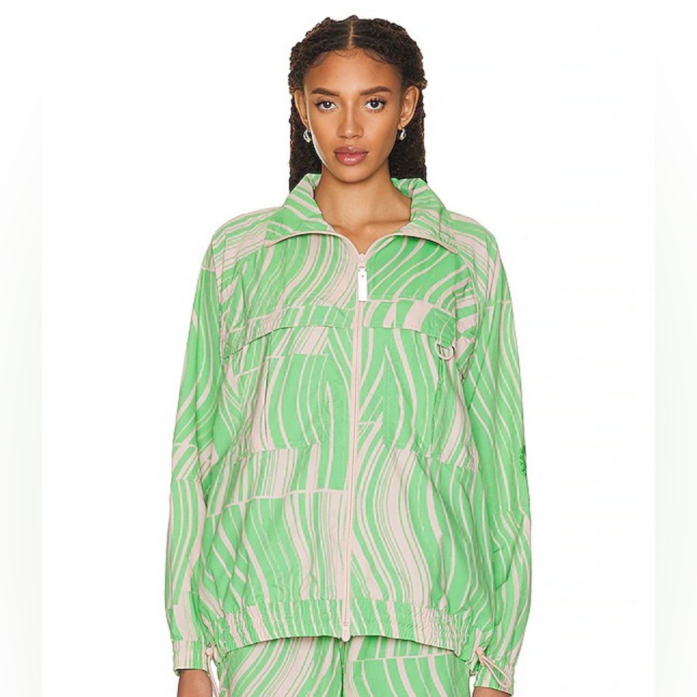 Adidas by Stella McCartney Green/Beige Windbreaker